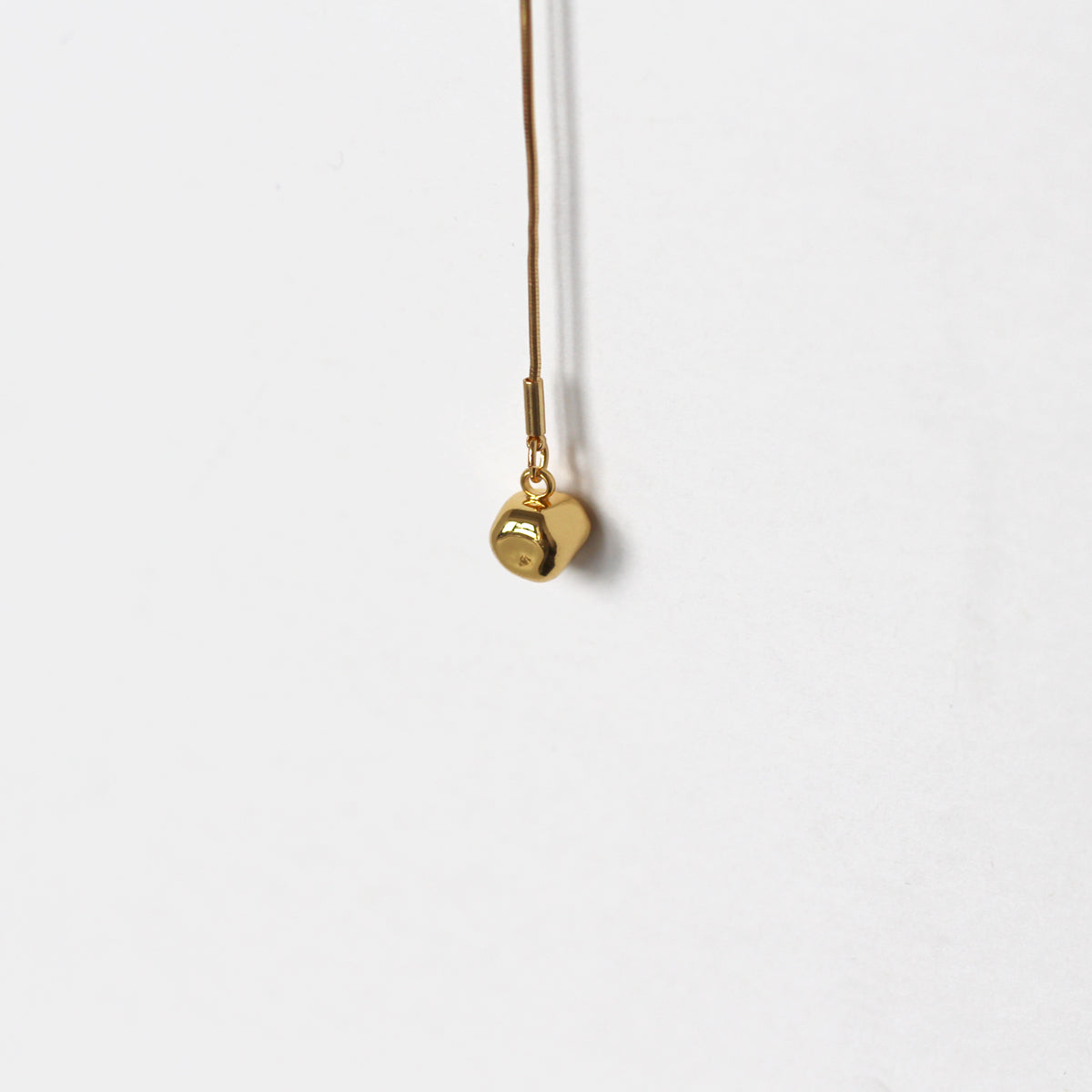 Eyde Pearls Herringbone Drop Necklace