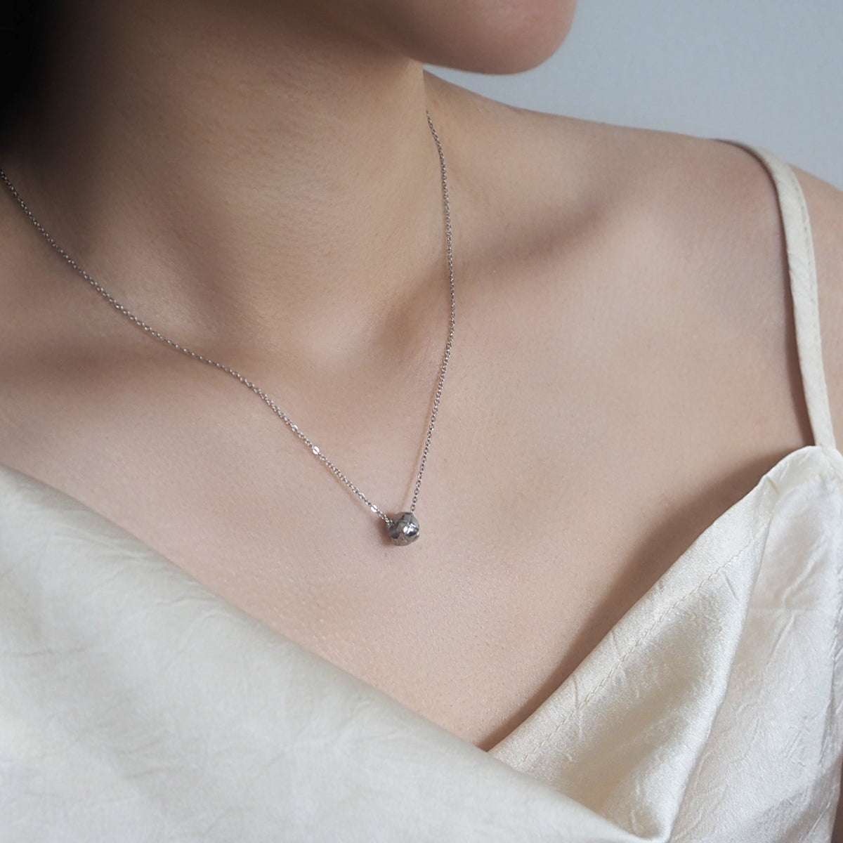 Eiko Mini Cross Hoop Necklace