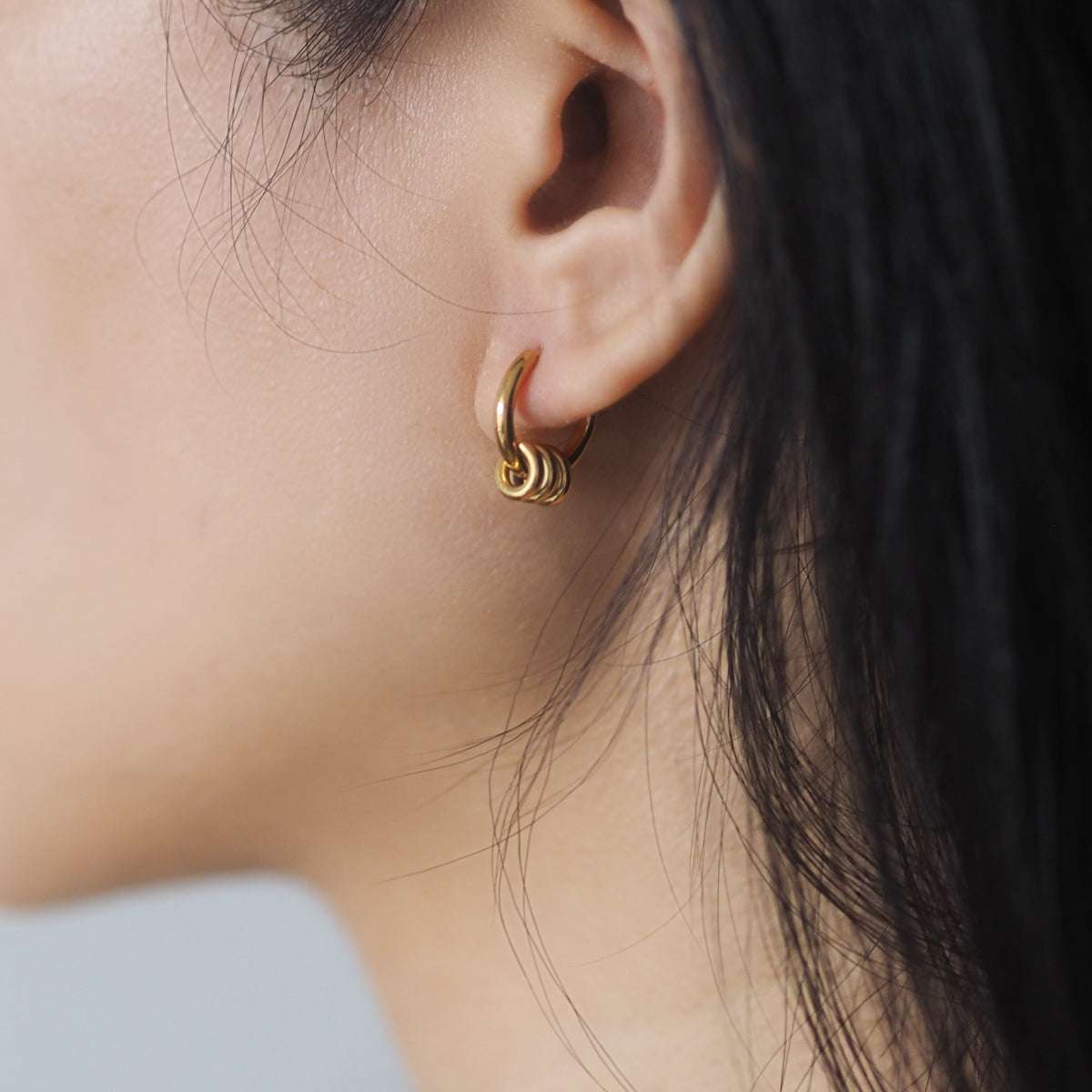 Spiral Hoop Earrings