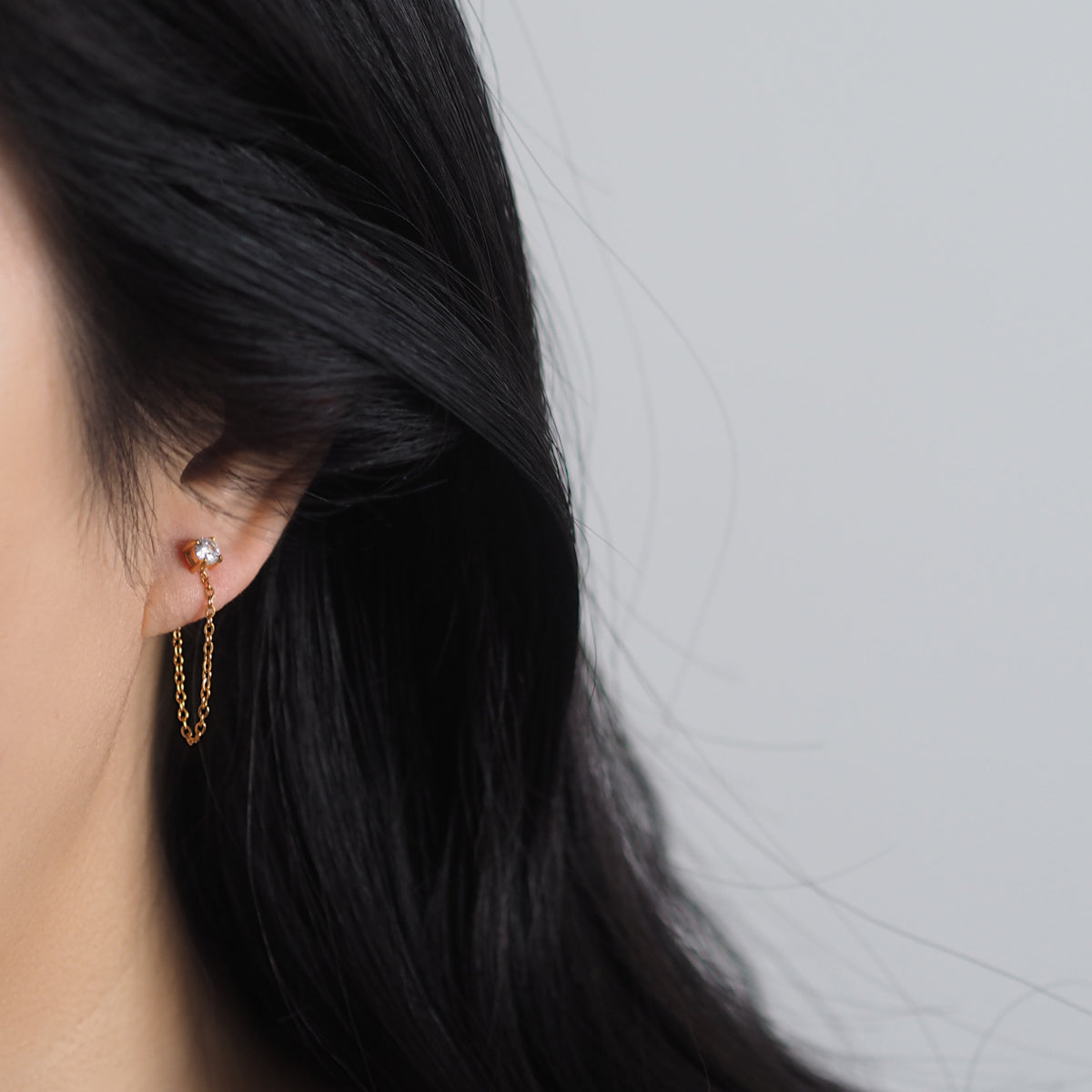Celesse Drop Chain Earrings