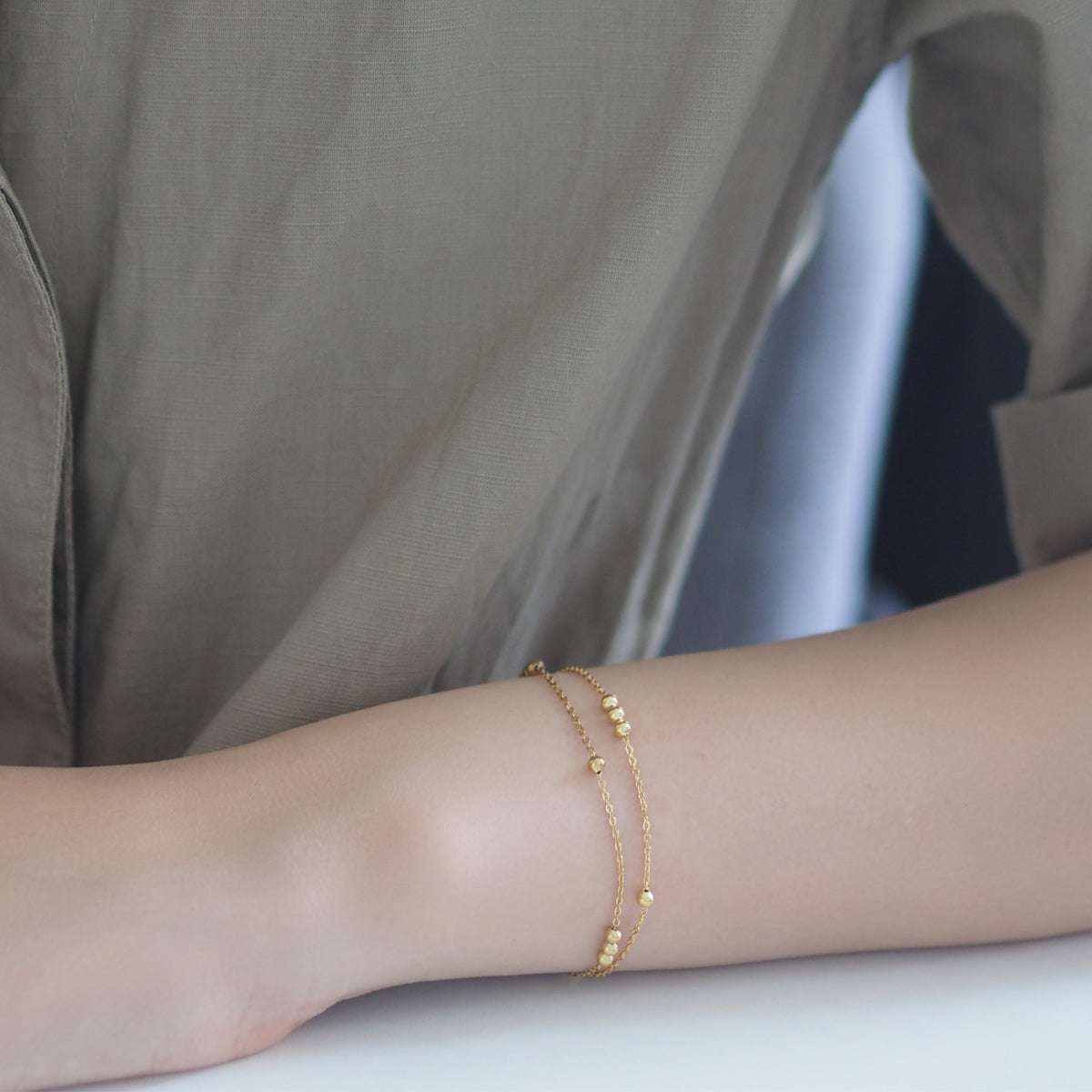 Fauci Beads Double Layer Bracelet