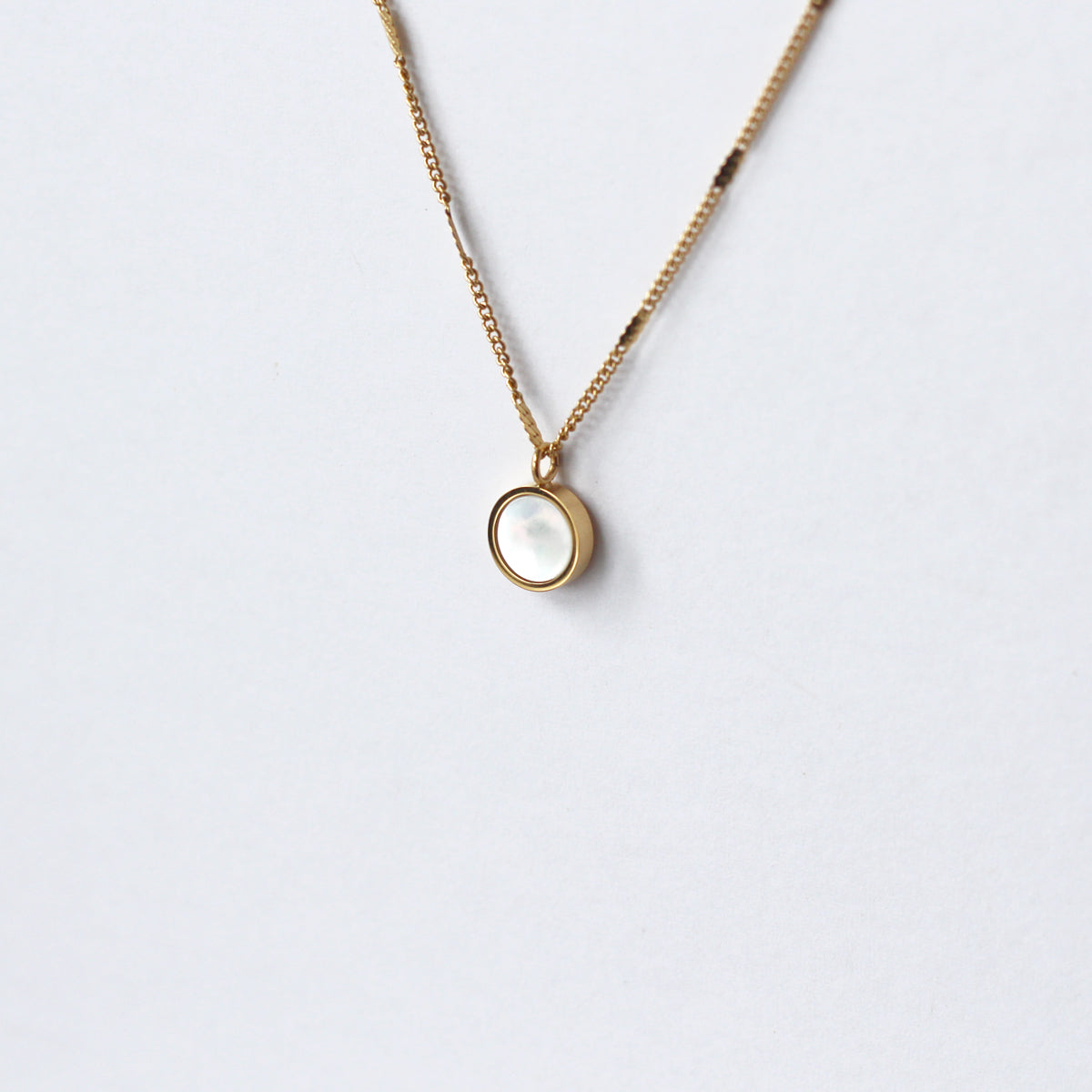 Laramie Shell Charm Multirow Necklace