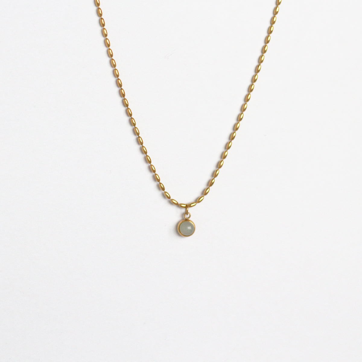 Jade Beans Necklace