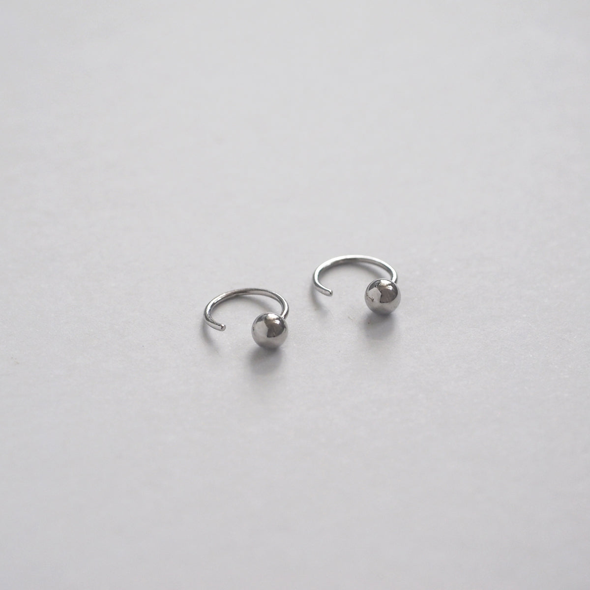 Reya Ball Small Hoop Earrings