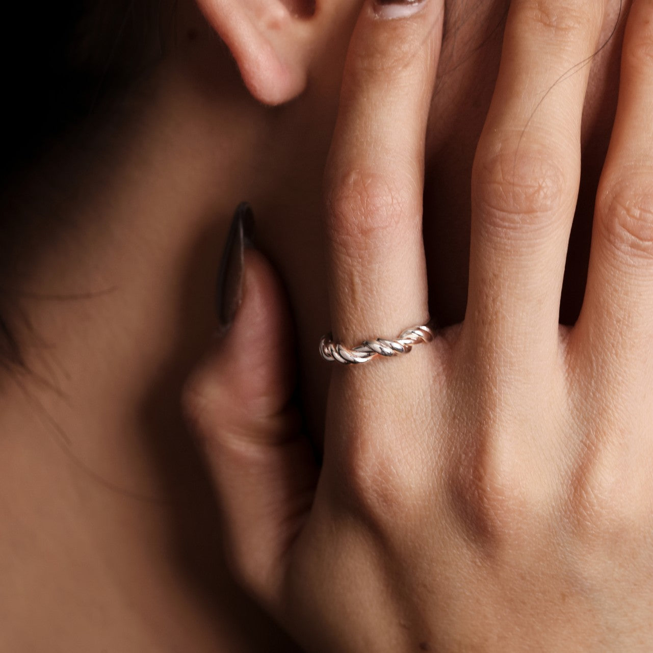 Ava Triple Twisted Ring