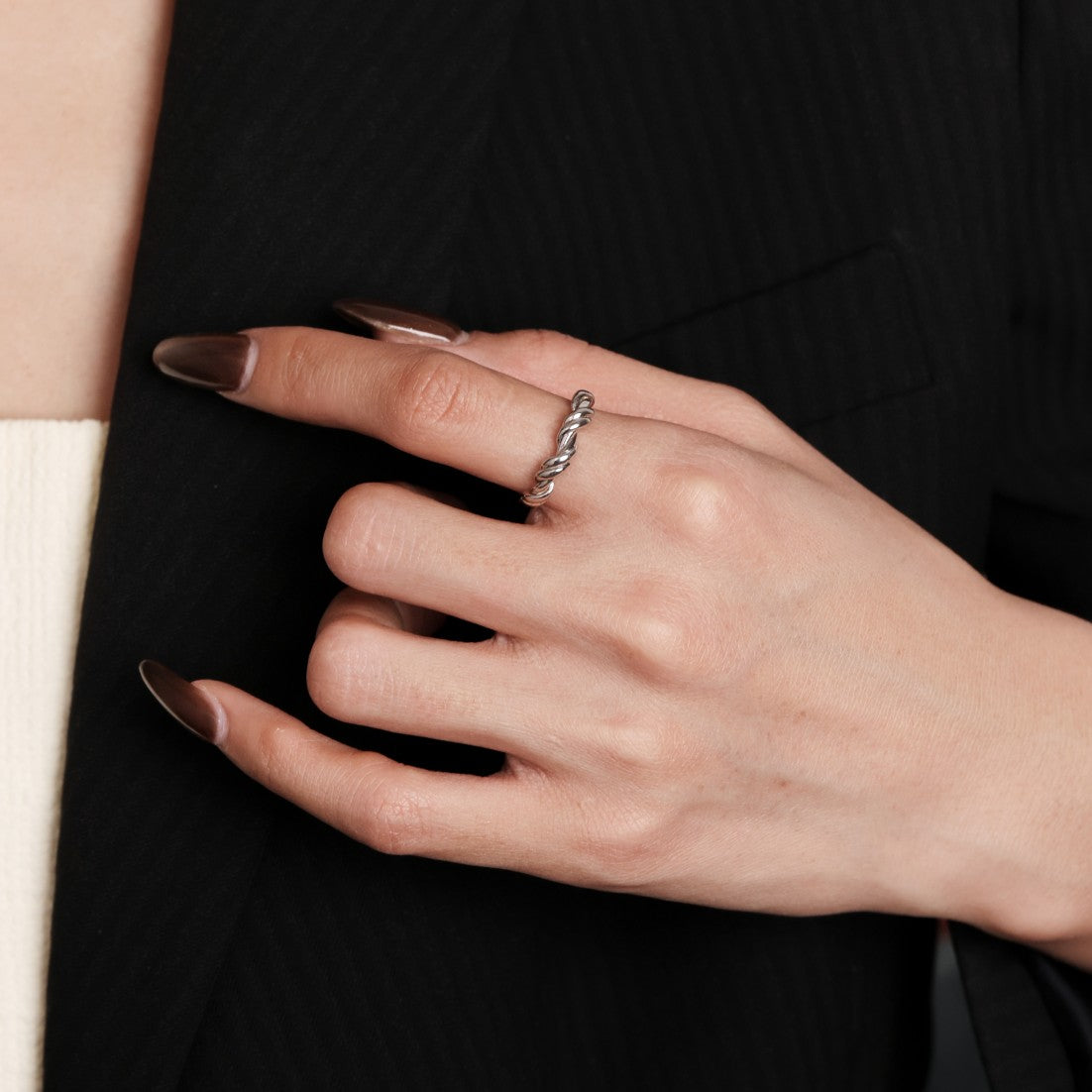 Ava Triple Twisted Ring