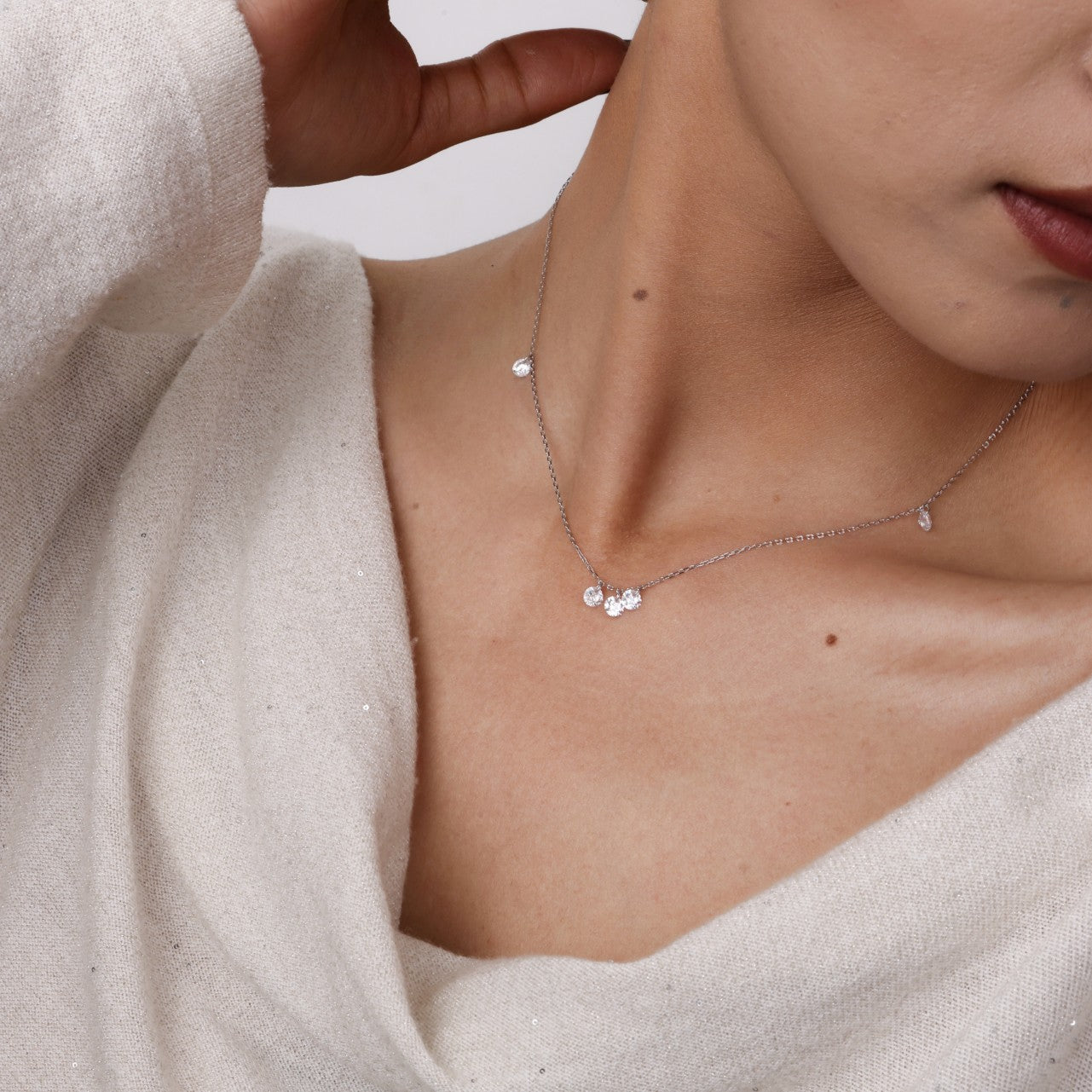 Sadie Zircon Necklace