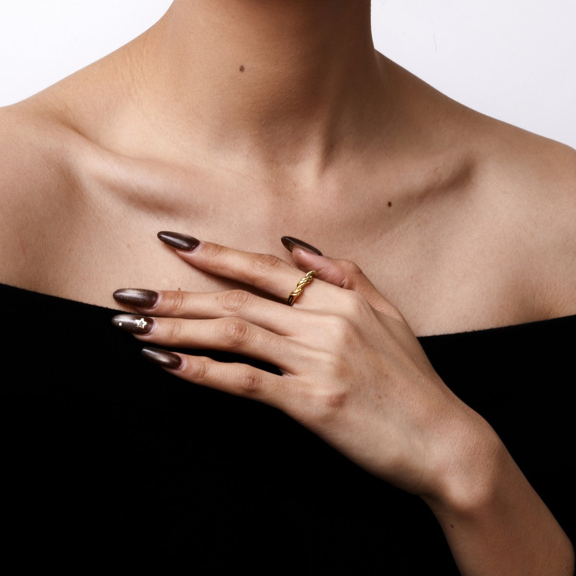 Ava Triple Twisted Ring