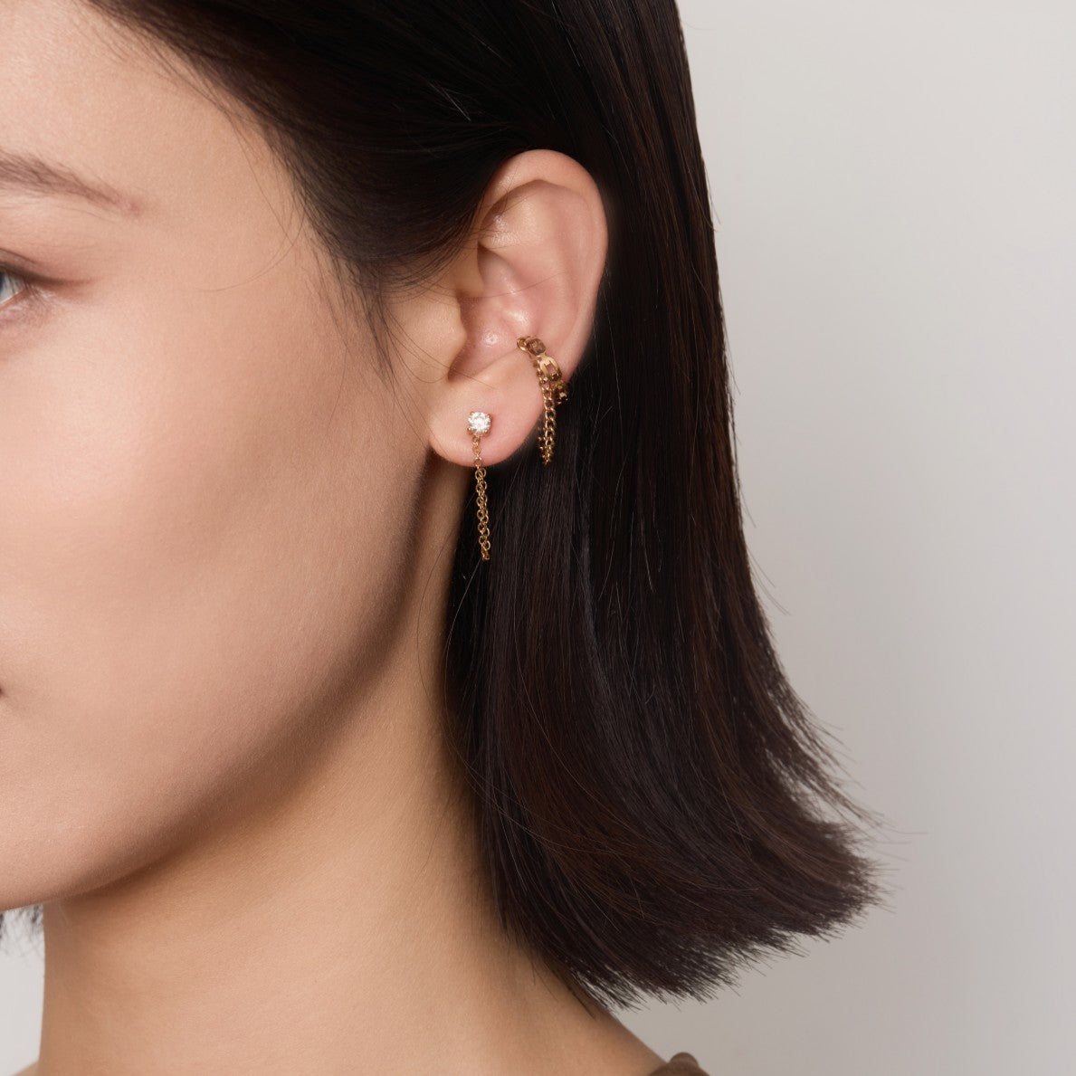 Celesse Drop Chain Earrings