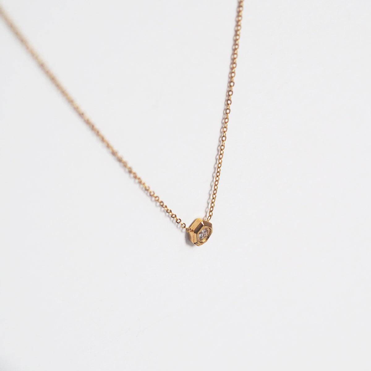 Hazel Geo Crystal Necklace