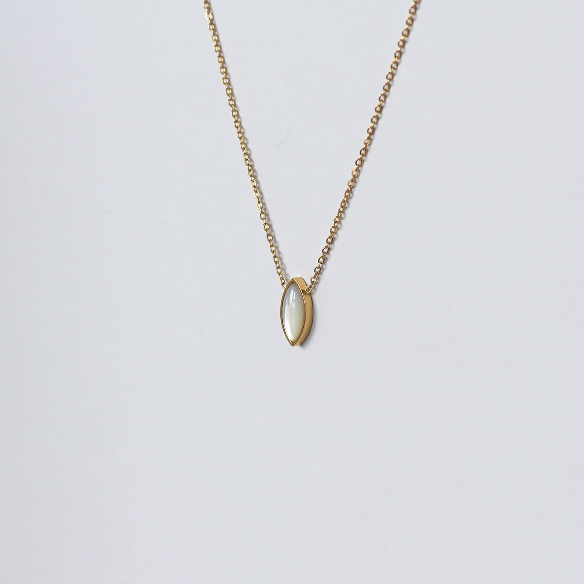 Lydon Olive Shell Necklace