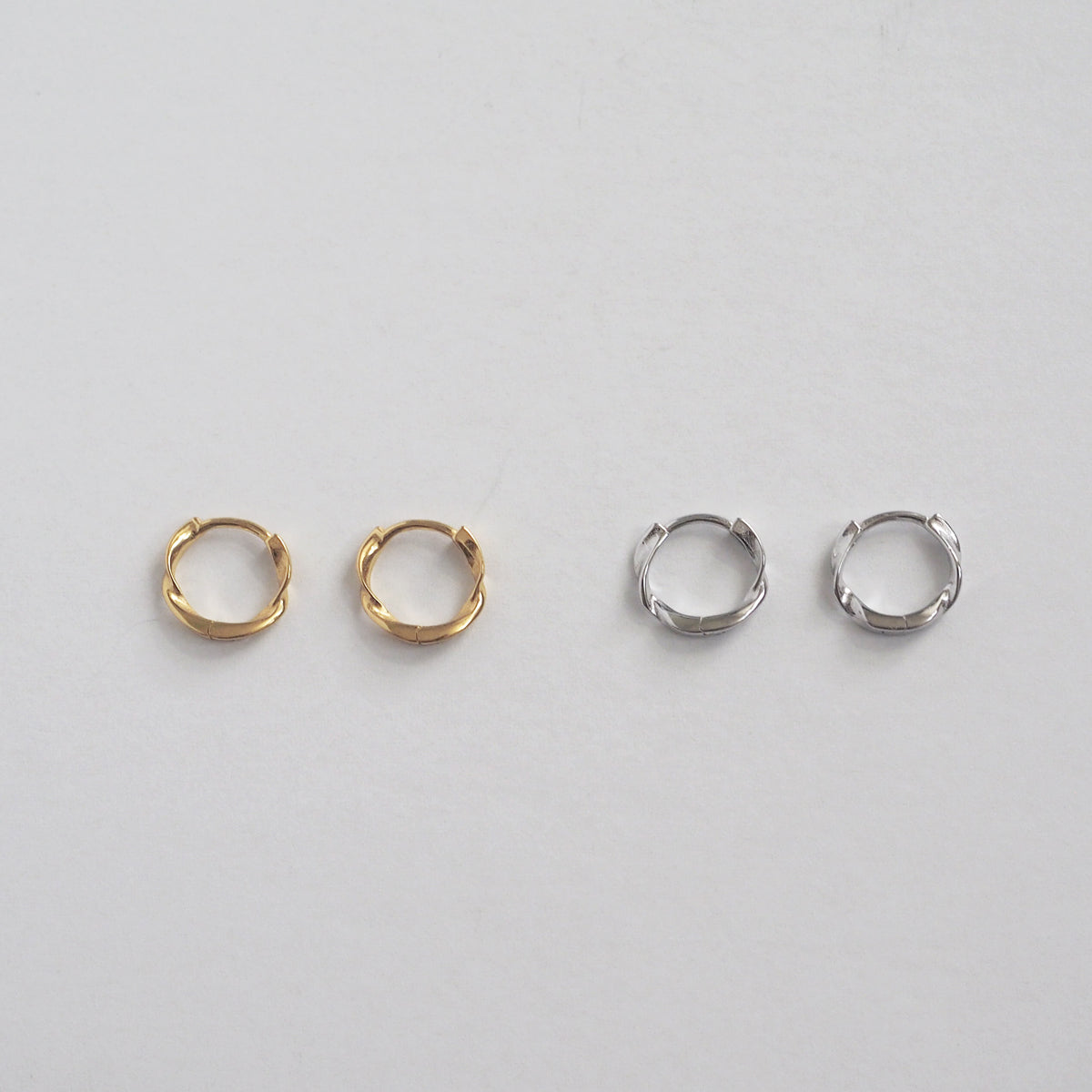 Greta Twisted Hoop Earrings