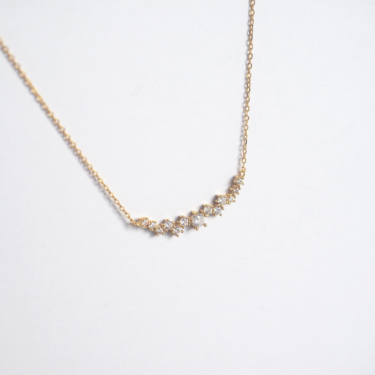 Belvia Cubic Zirconia Necklace - éclater jewellery