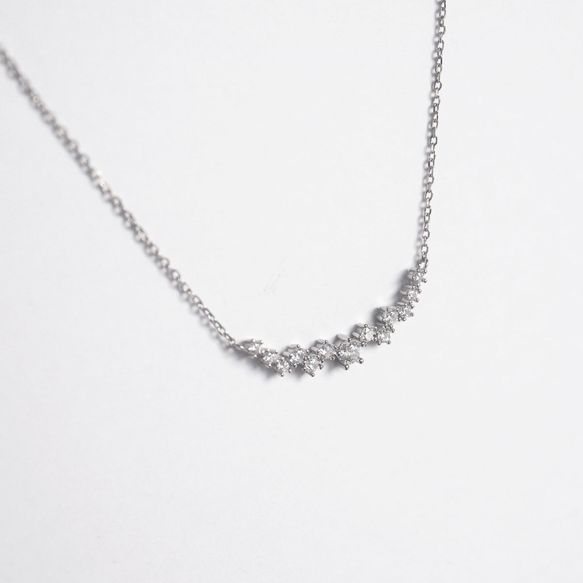 Belvia Cubic Zirconia Necklace - éclater jewellery