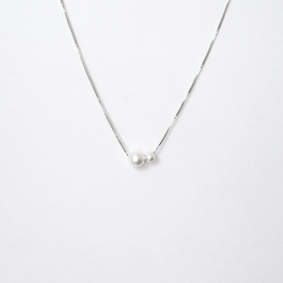 Double Pearls Necklace - éclater jewellery