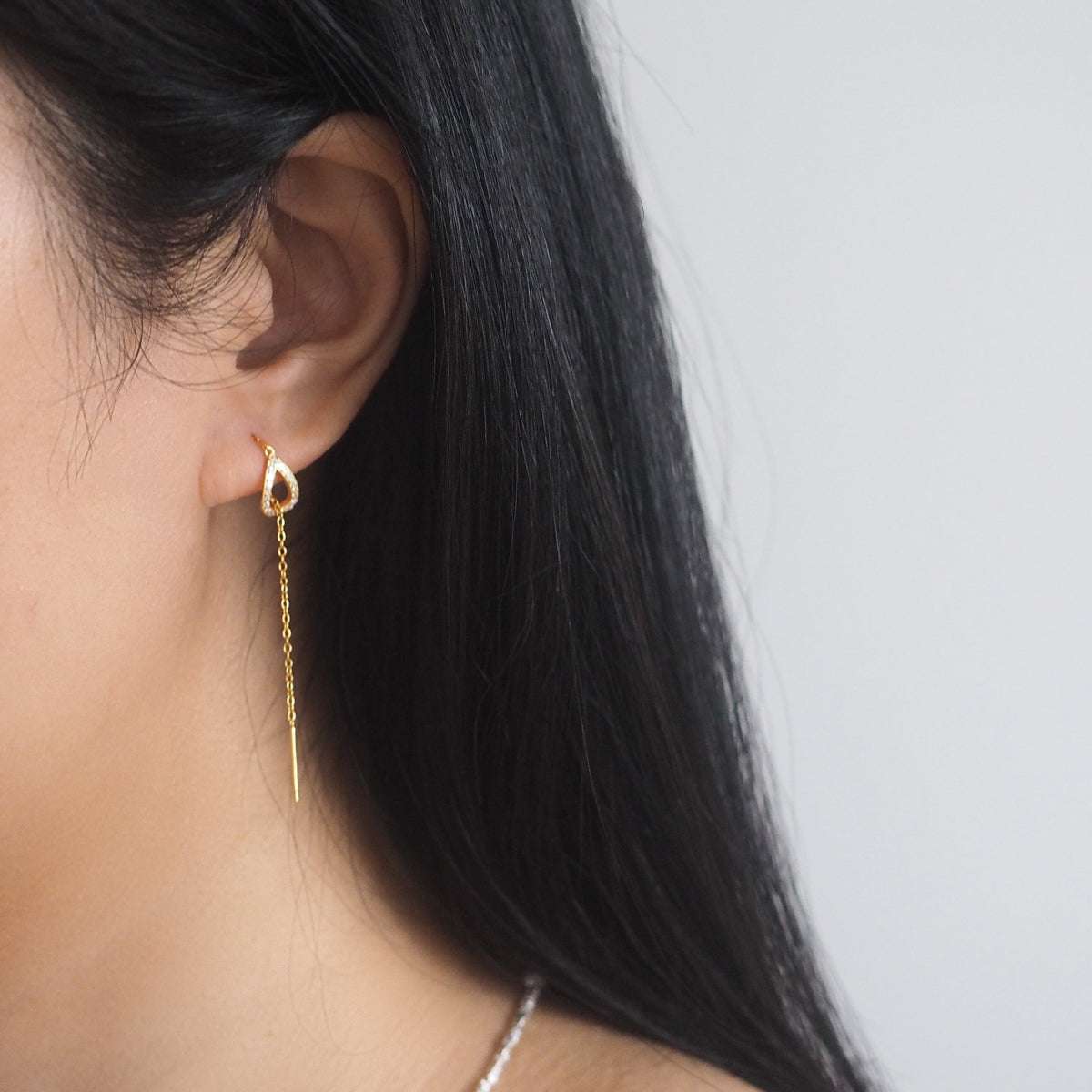 Waterdrop Tassel Earrings