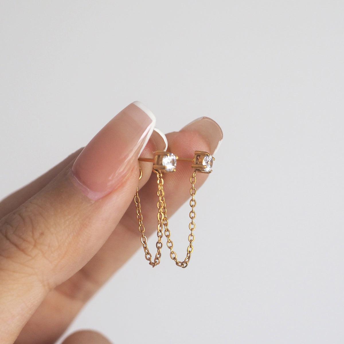 Celesse Drop Chain Earrings