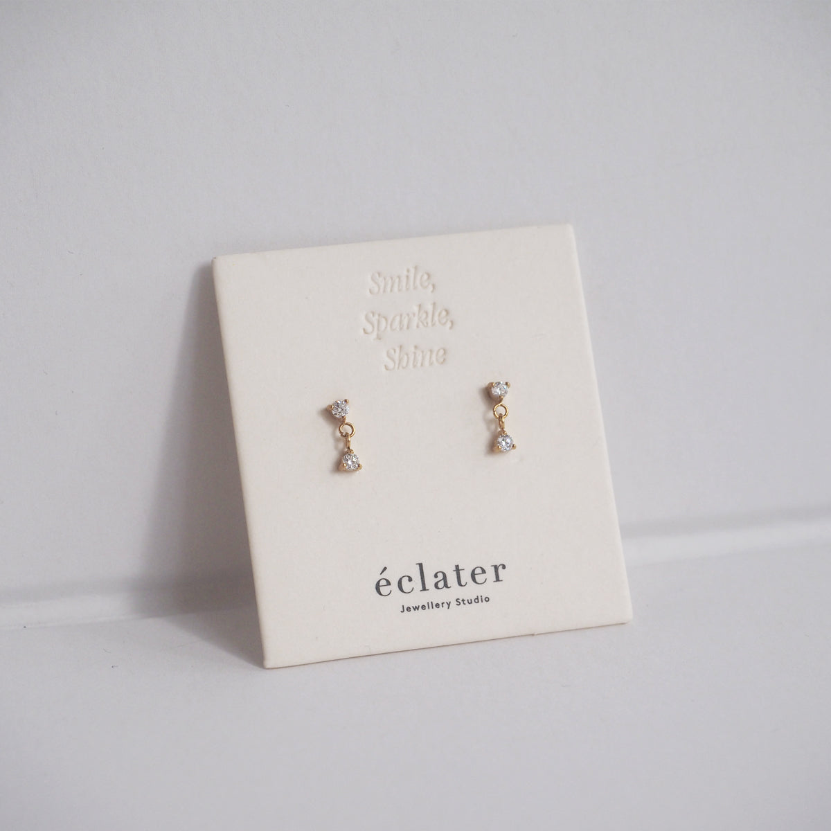 Natasha Drop Cubic Zirconia Earrings