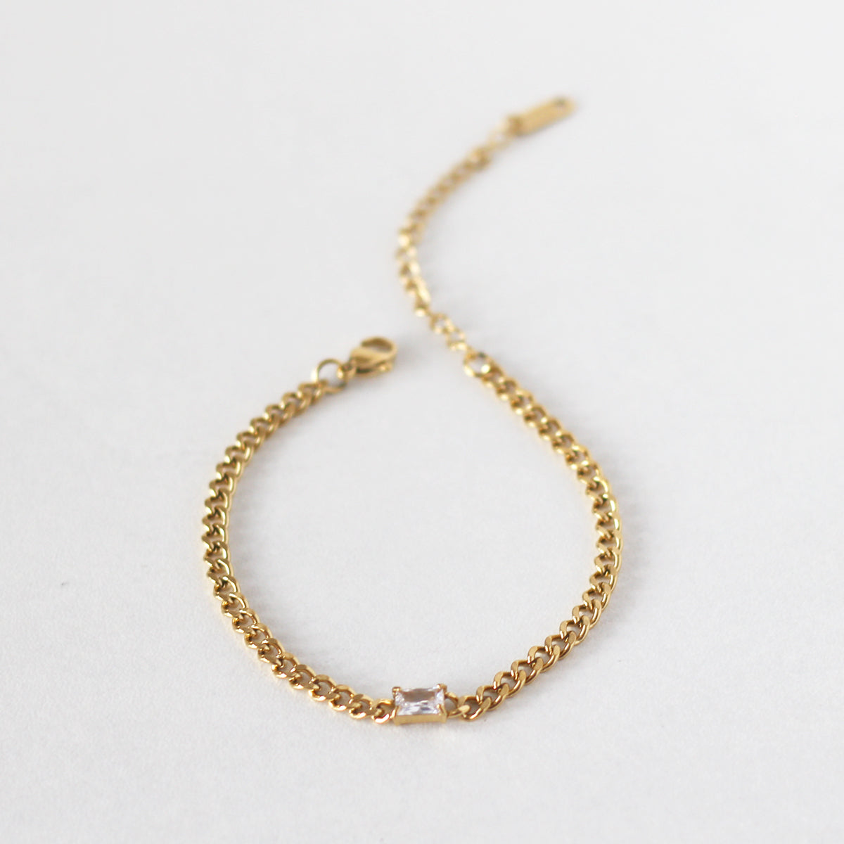Everly Square Cubic Zirconia Bracelet