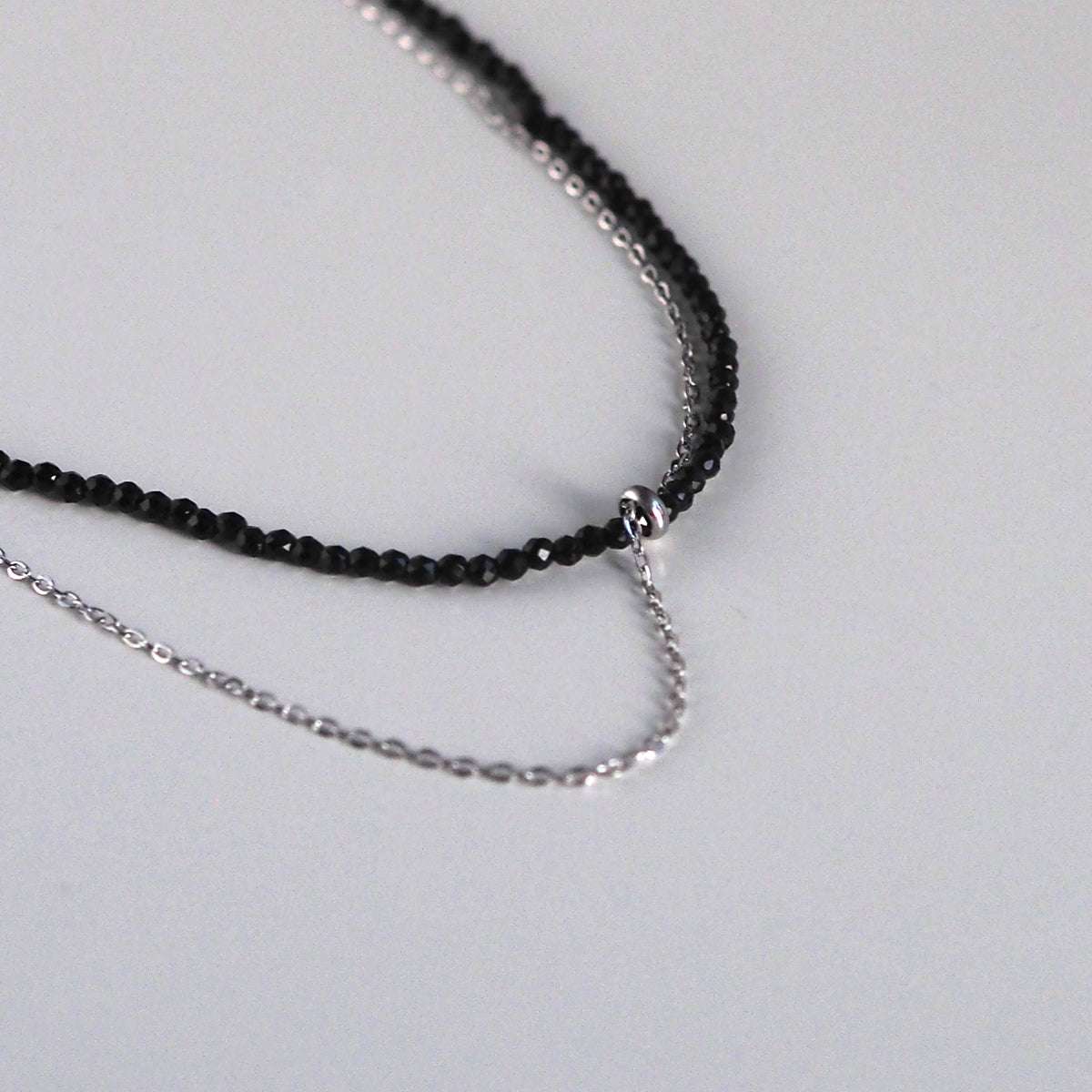 Alora Black Spinel Necklace