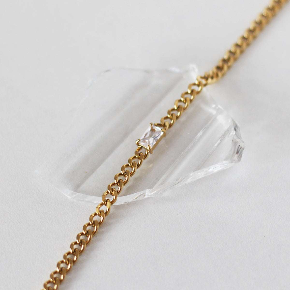 Everly Square Cubic Zirconia Bracelet