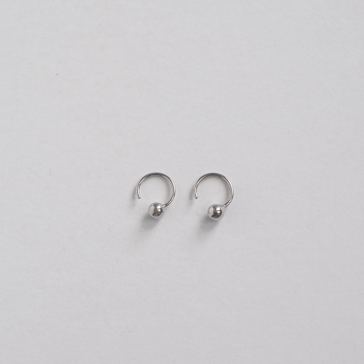 Reya Ball Small Hoop Earrings