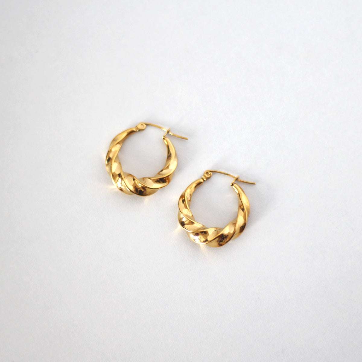 Esther Twist Hoop Earrings