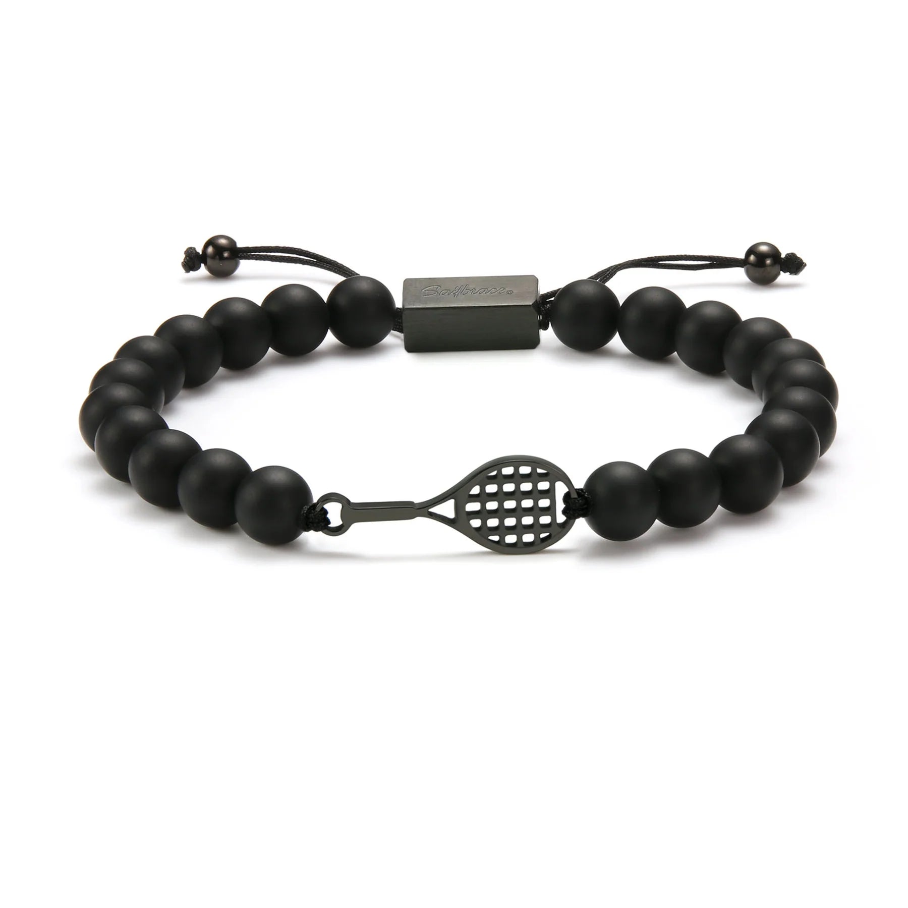 Black Tennis Beaded Bracelet - éclater jewellery