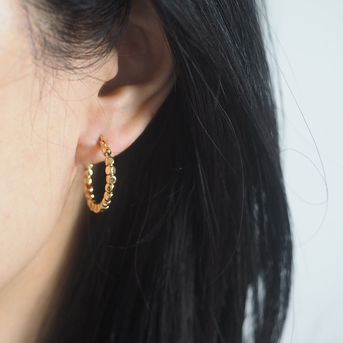 Sabe Beads Hoop Earrings