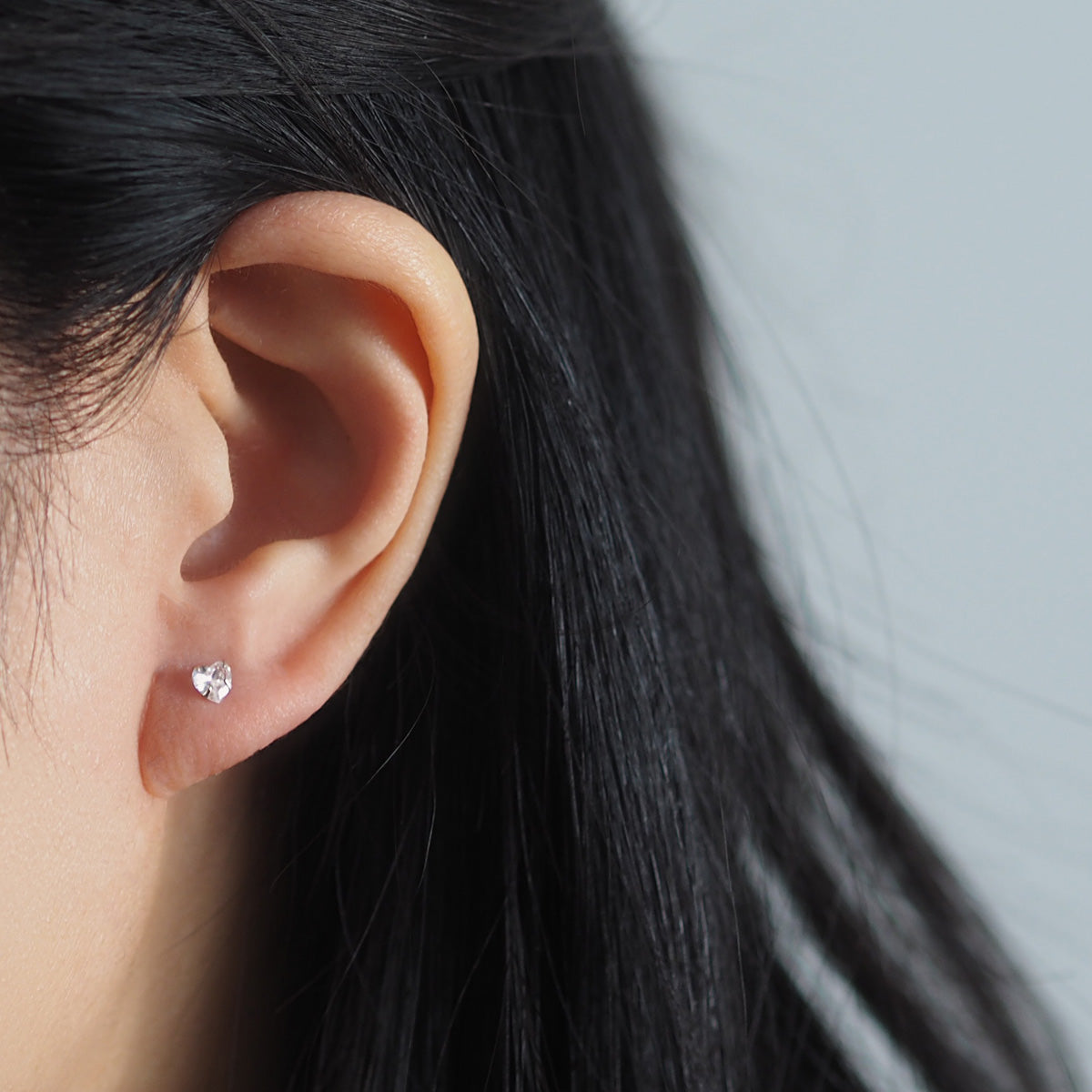 Heart Stud Earrings