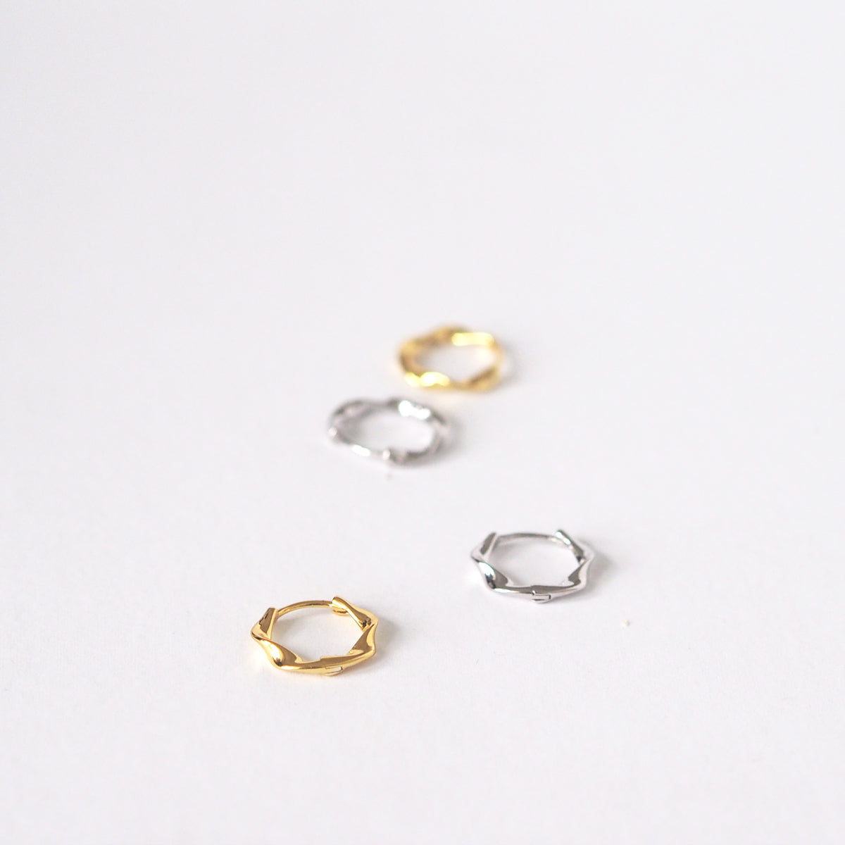 Glyn Twist Hoop Earrings