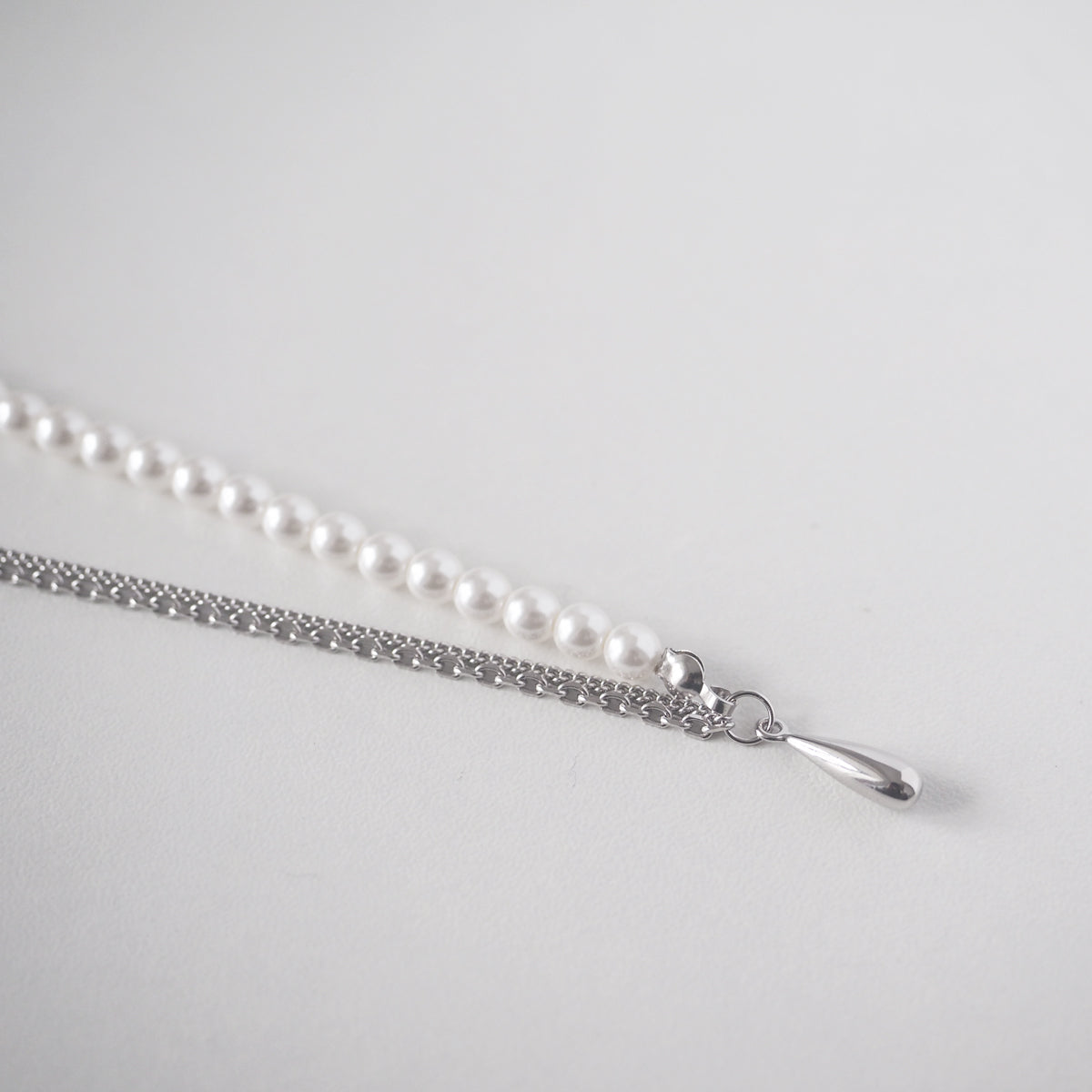 Mixed Pearls Waterdrop Necklace - éclater jewellery