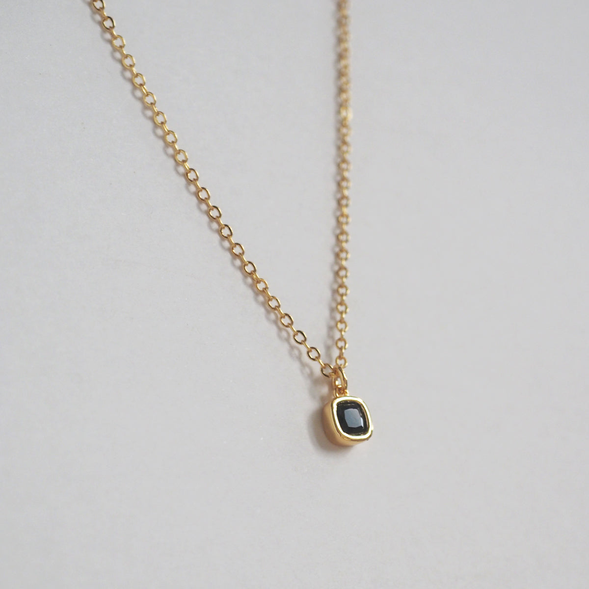 Black Spinel Necklace Set