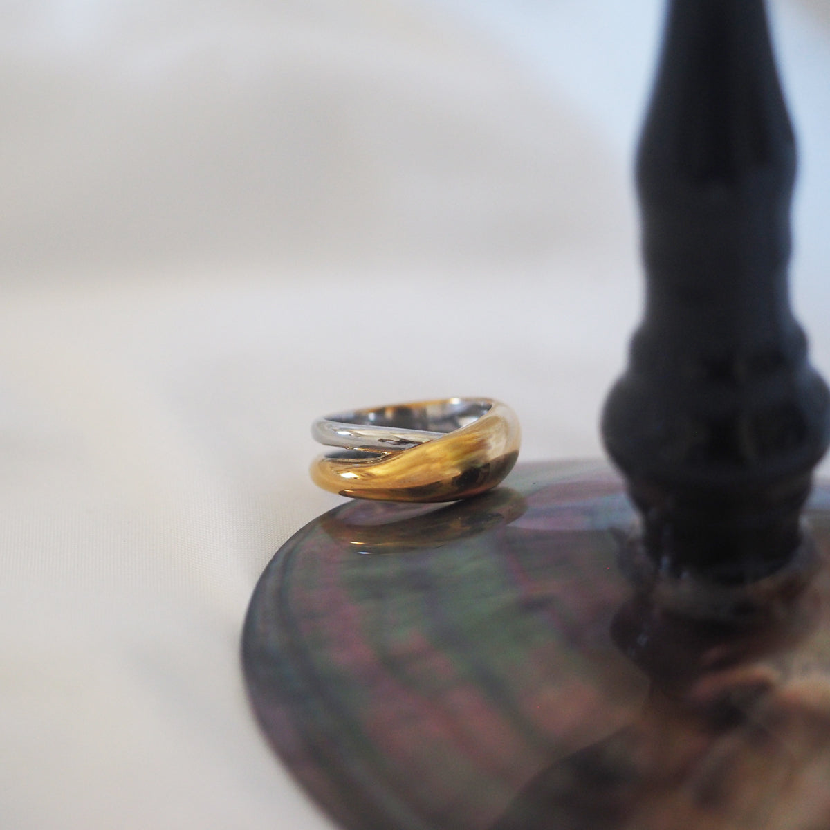 Paloma 2-Tone Double Wrap Ring