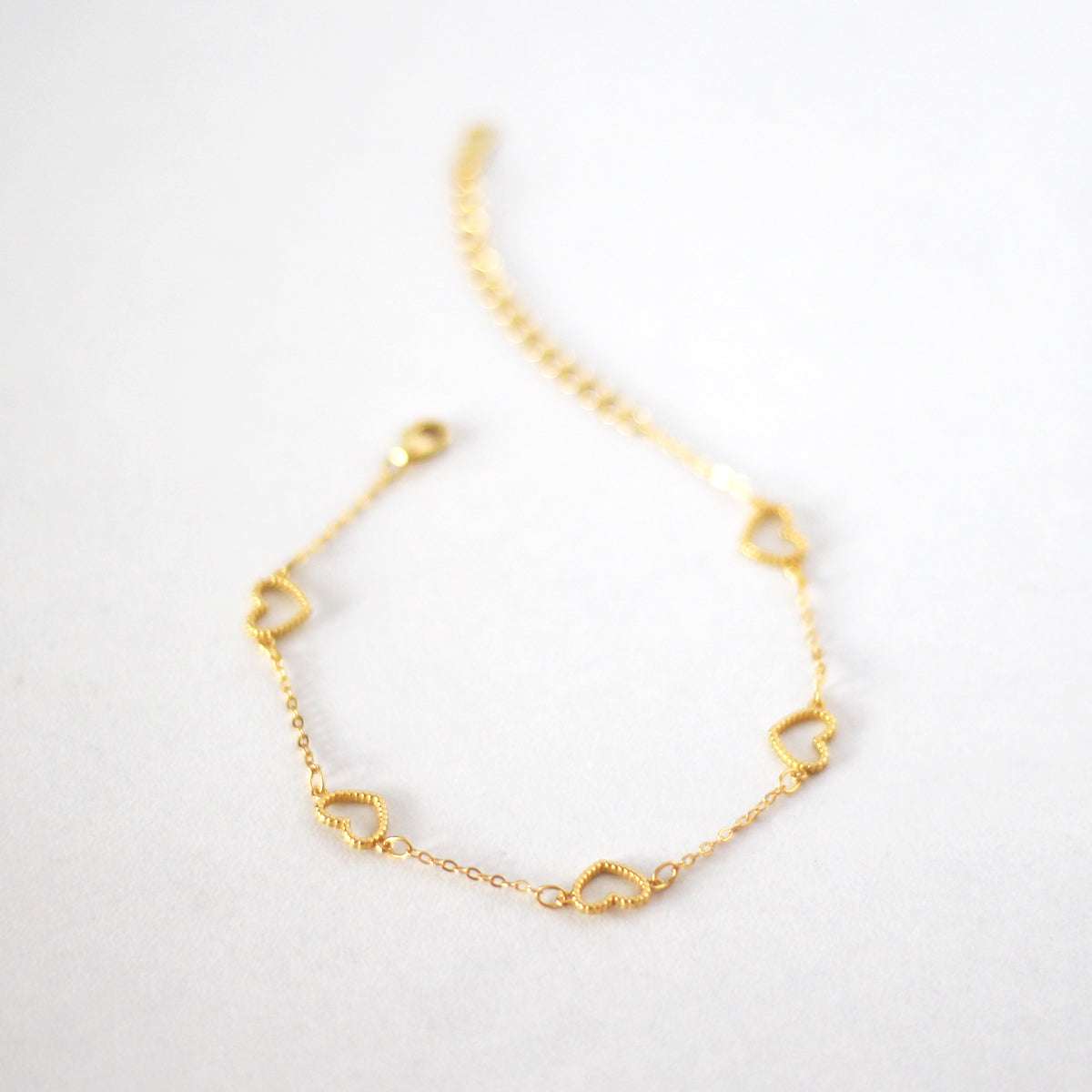 Hollow Heart Bracelet
