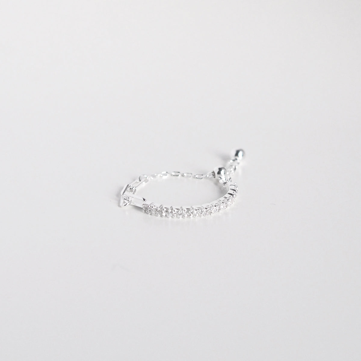 Leia Crystal Drawstring Ring