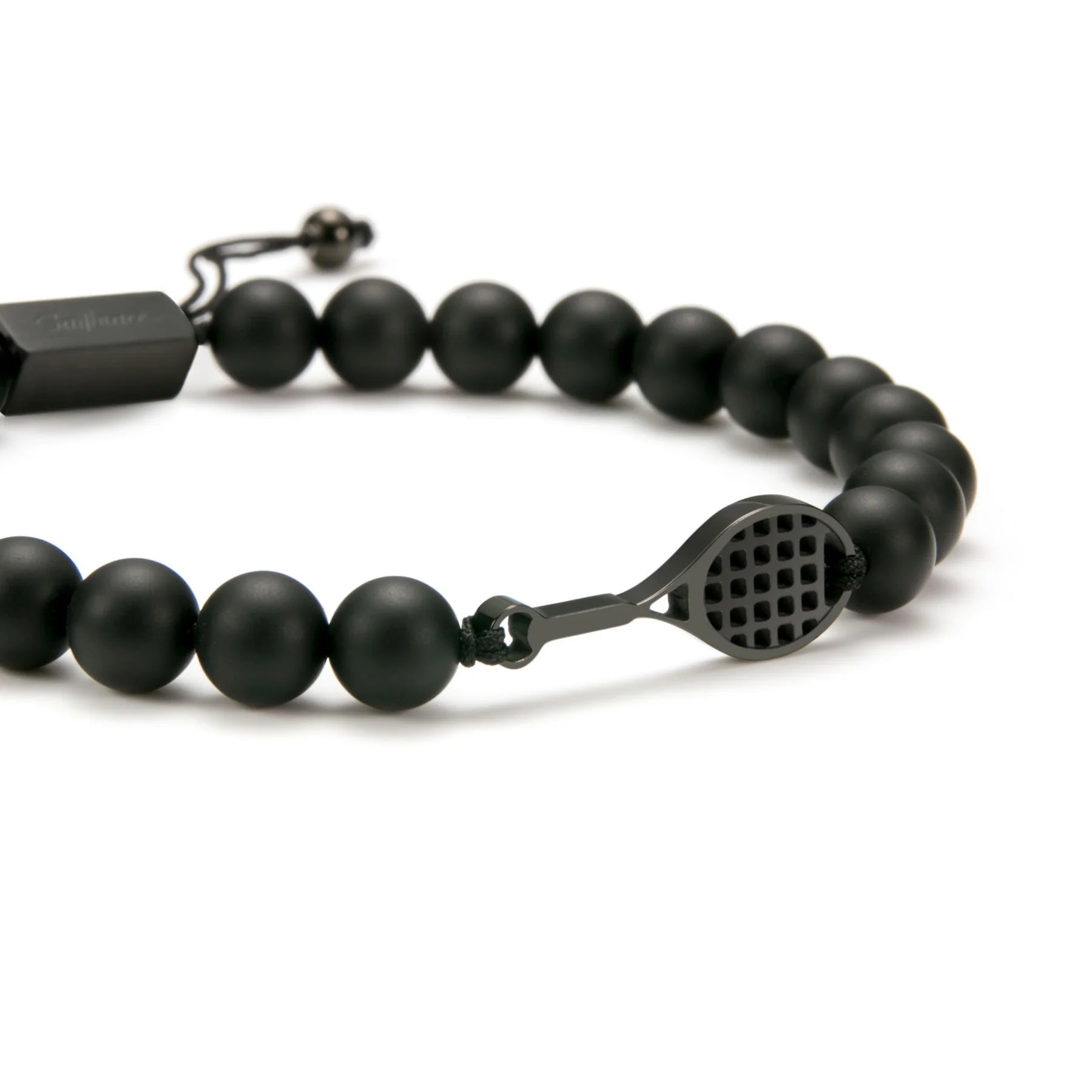 Black Tennis Beaded Bracelet - éclater jewellery