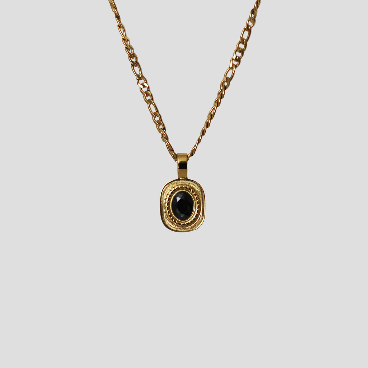 Harlee Black Stone Necklace
