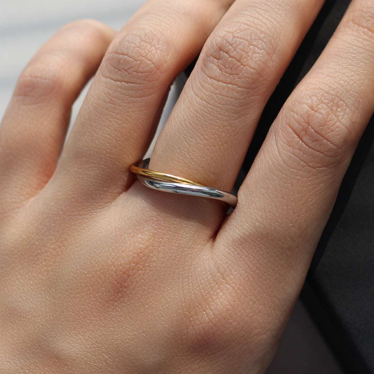 Kaylani 2-Tone Double Ring