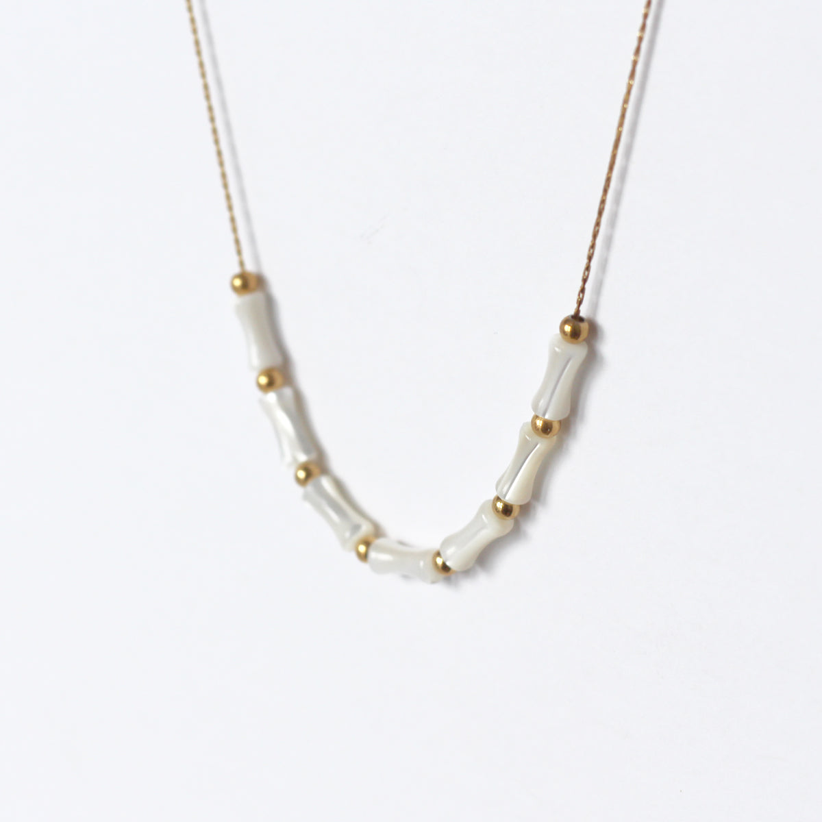 Cano Mother-of-Pearl Joint Necklace - éclater jewellery
