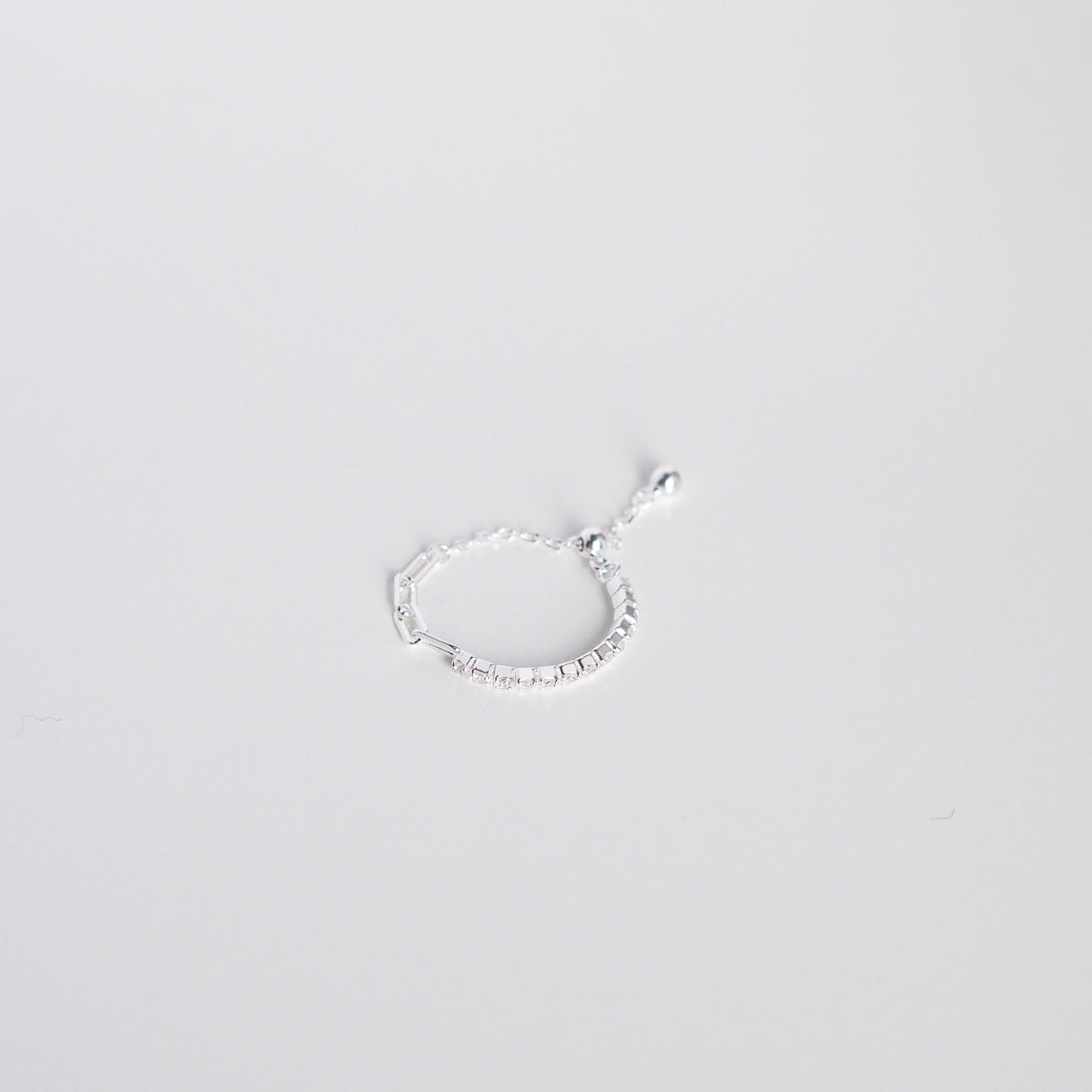 Leia Crystal Drawstring Ring