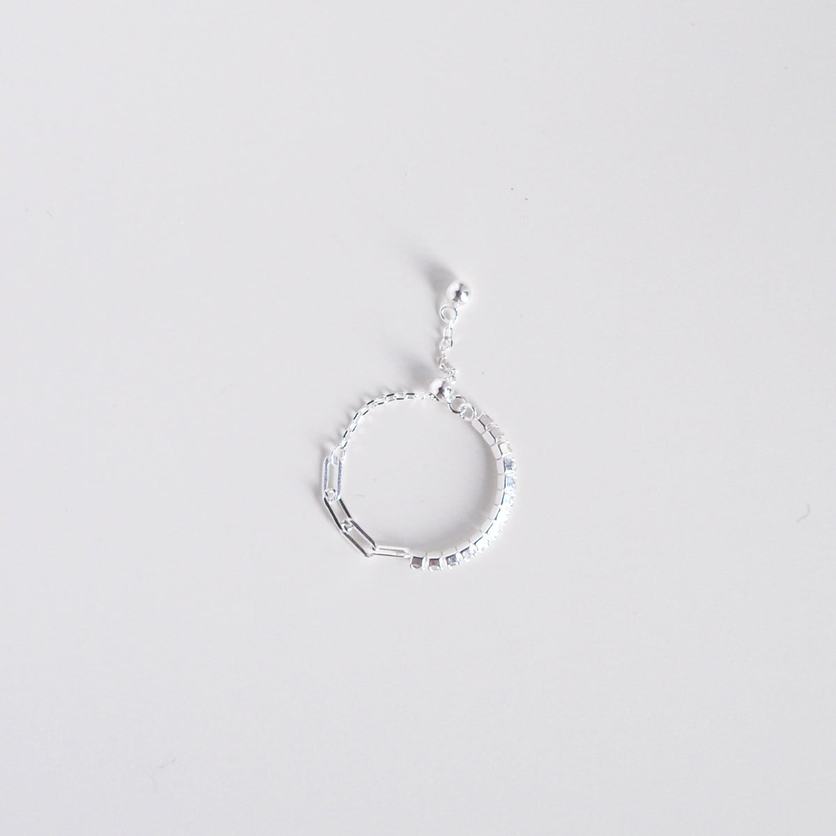 Leia Crystal Drawstring Ring