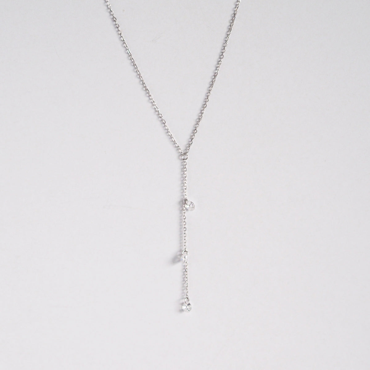 Yadie Zircon Tassel Necklace