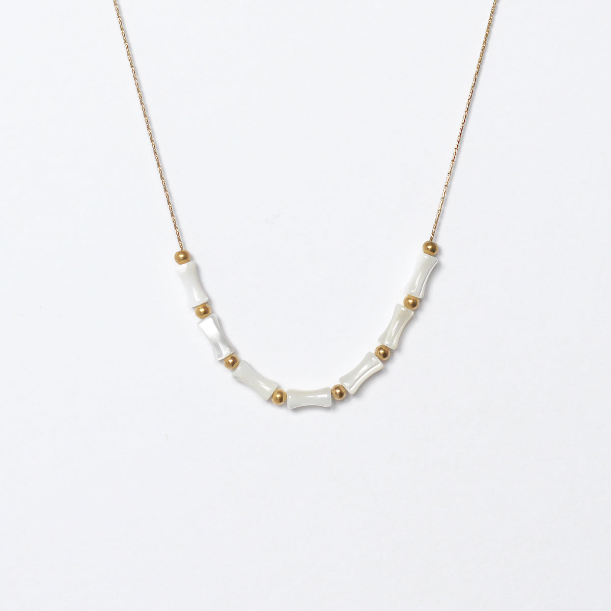 Cano Mother-of-Pearl Joint Necklace - éclater jewellery