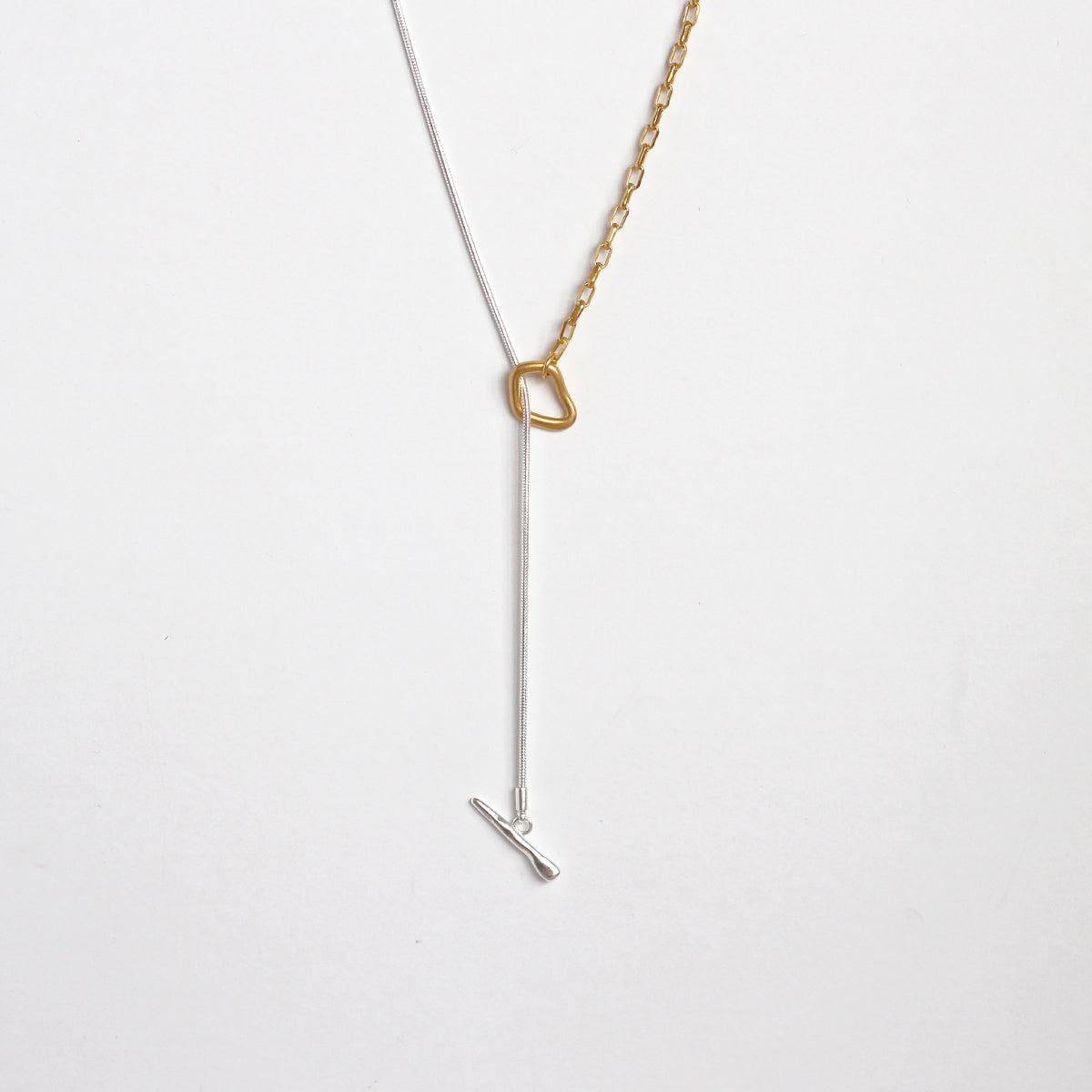 Heidi Double Layer 2-Tone Necklace - éclater jewellery