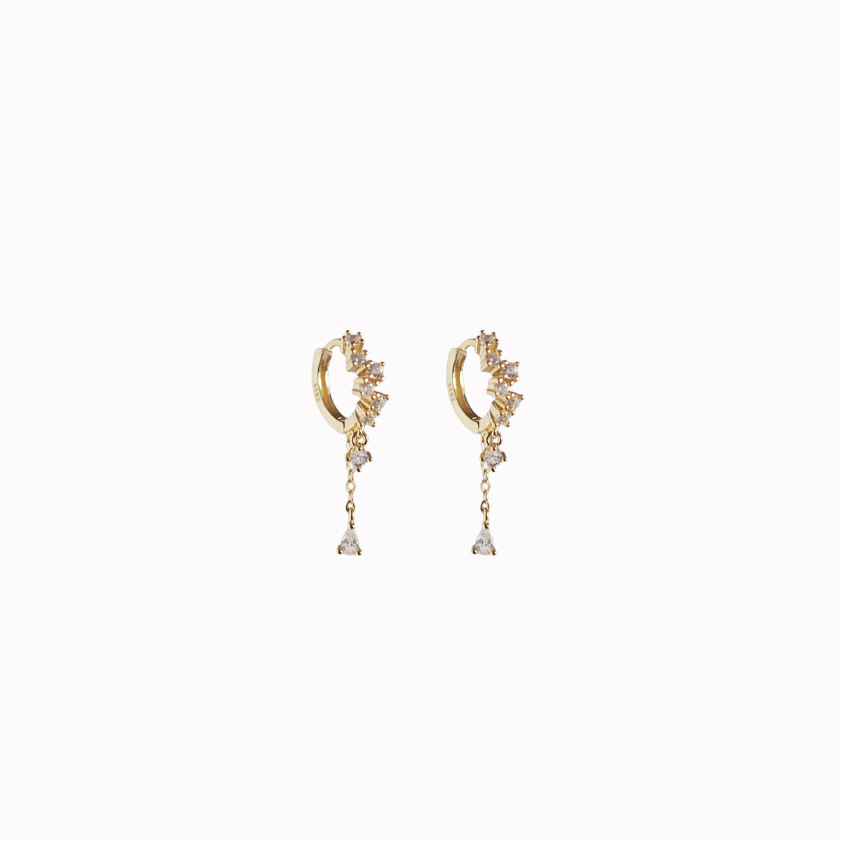 Sophie Teardrop Tassel Earrings