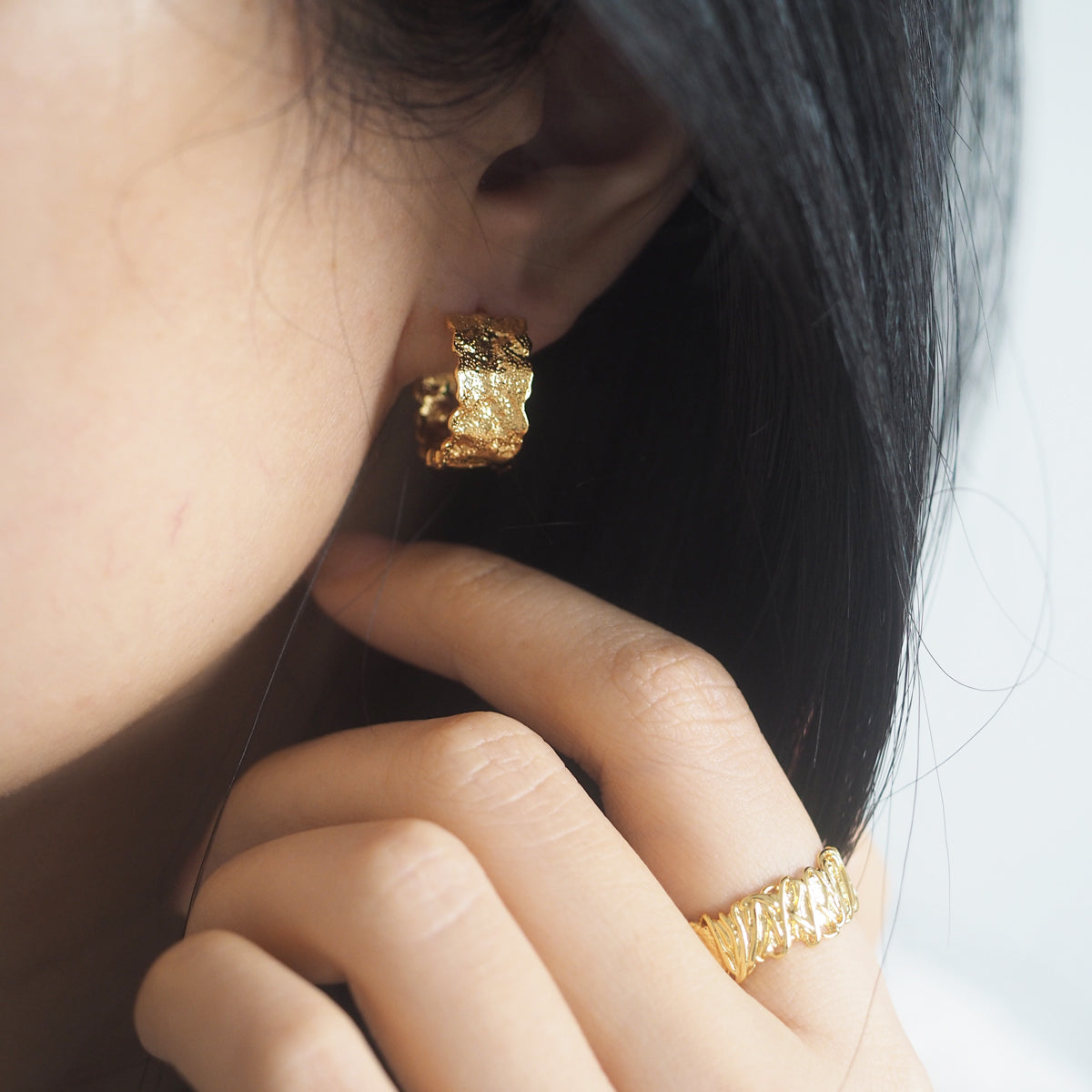 Lava Hoop Earrings - éclater jewellery