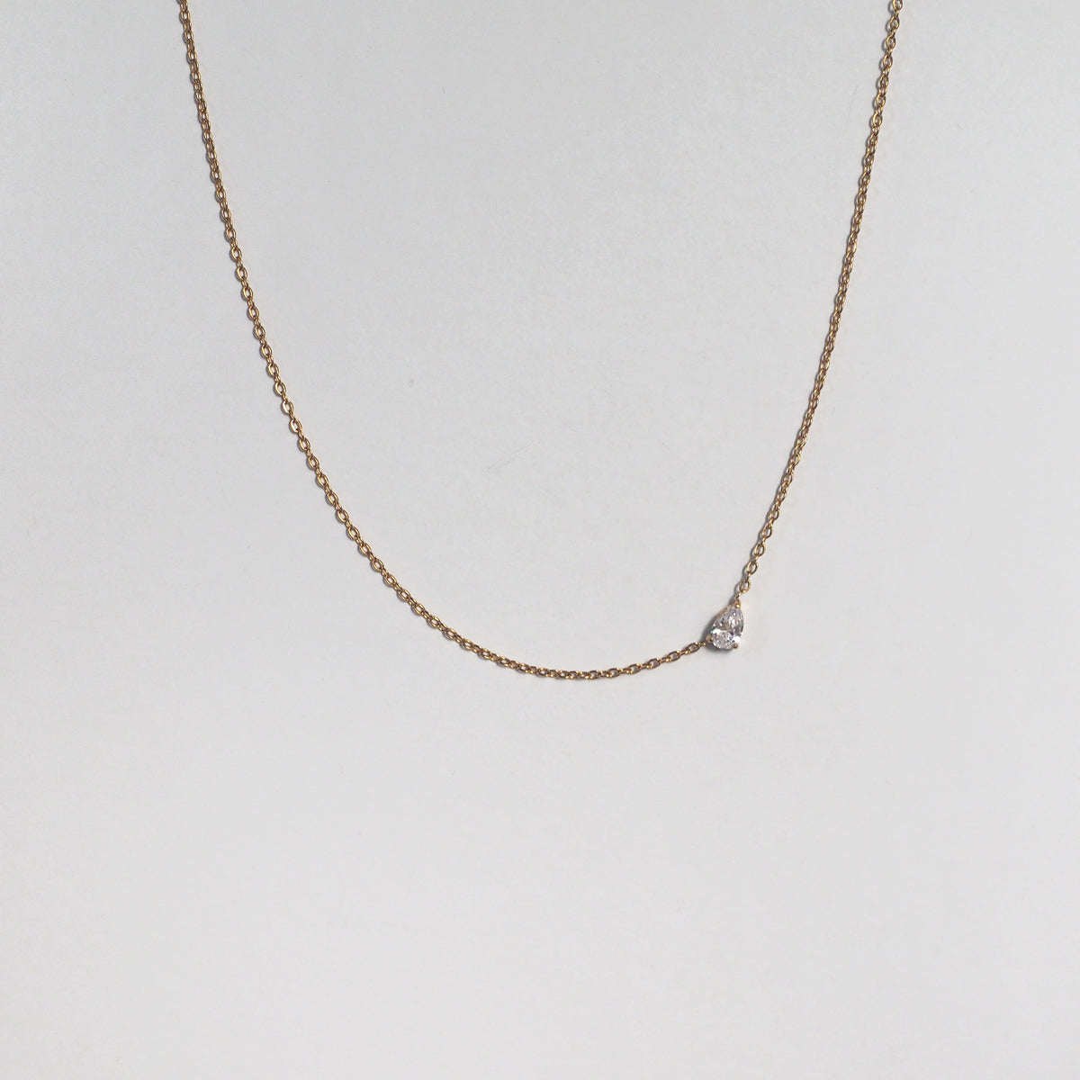 Kinsley Pear Cut Necklace