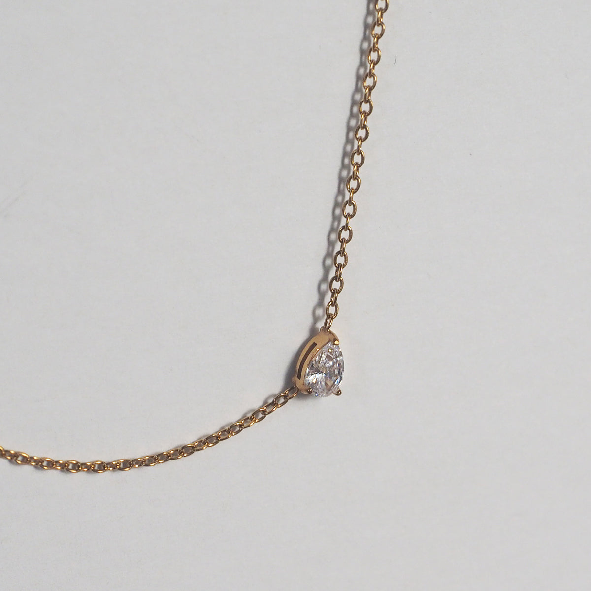 Kinsley Pear Cut Necklace