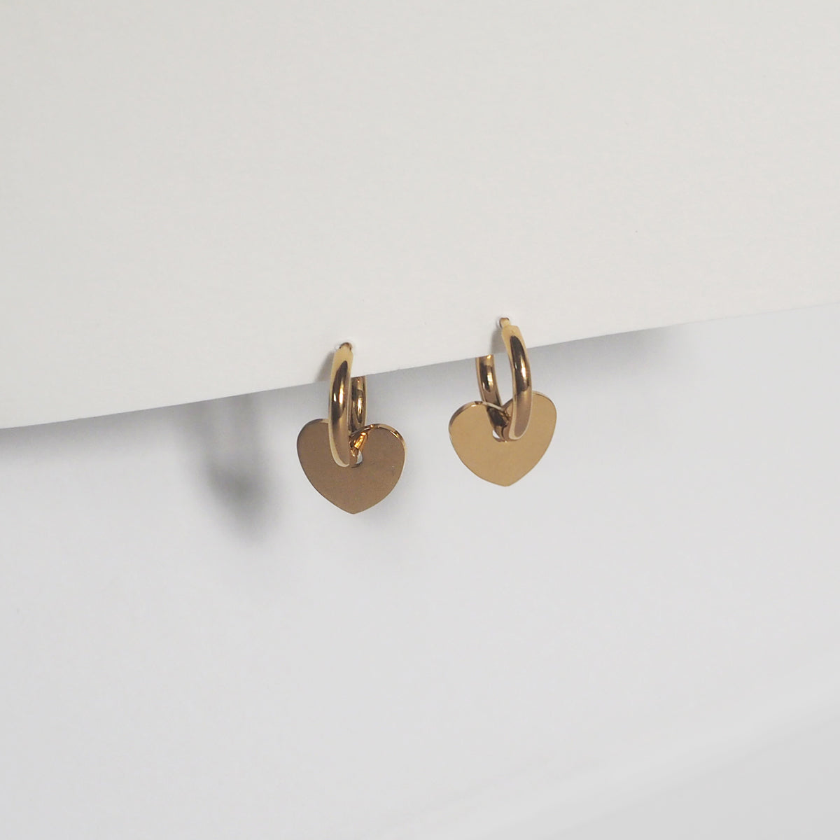 Kairi Heart Hoop Earrings